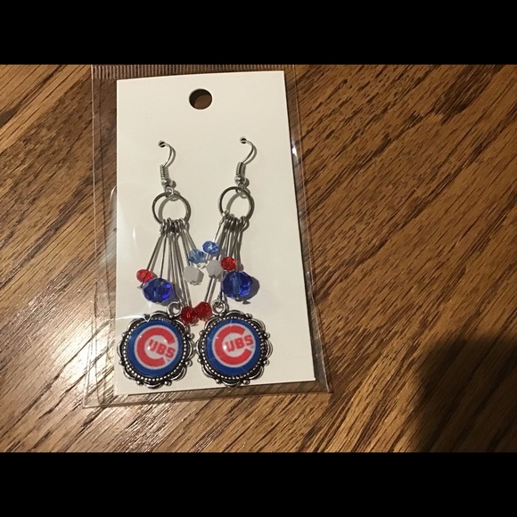 COPY - Chicago Cubs Earring - Picture 2 of 2